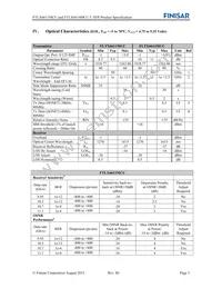 FTLX6614MCC Datasheet Page 5