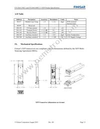 FTLX6614MCC Datasheet Page 13