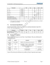 FTLX6624MCC Datasheet Page 7