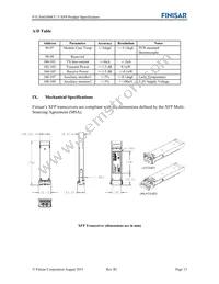 FTLX6624MCC Datasheet Page 13