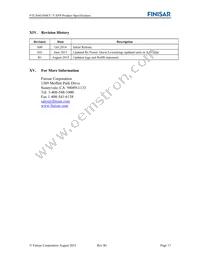 FTLX6624MCC Datasheet Page 17