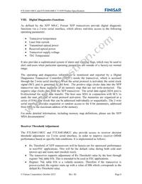 FTLX6814MCC Datasheet Page 8