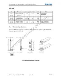 FTLX6814MCC Datasheet Page 12