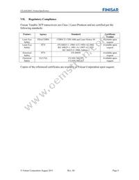 FTLX6825MCC Datasheet Page 8