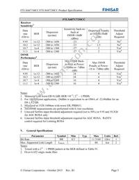 FTLX6871MCC Datasheet Page 5