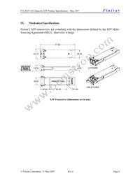 FTLX8511D3 Datasheet Page 8
