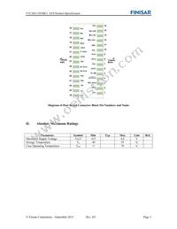 FTLX8512D3BCL Datasheet Page 3