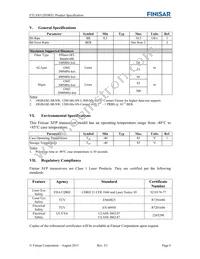 FTLX8512D3BTL Datasheet Page 6