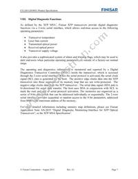 FTLX8512D3BTL Datasheet Page 7