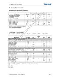 FTLX8541F2 Datasheet Page 5