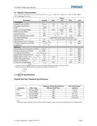 FTLX8541F2 Datasheet Page 7