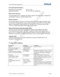 FTLX8541F2 Datasheet Page 8