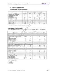 FTLX8551E3 Datasheet Page 5