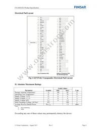 FTLX8561E2 Datasheet Page 4