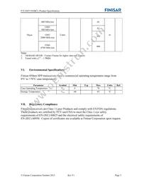 FTLX8571D3BCL Datasheet Page 5
