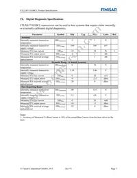 FTLX8571D3BCL Datasheet Page 7