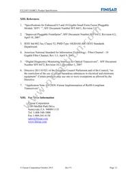 FTLX8571D3BCL Datasheet Page 12