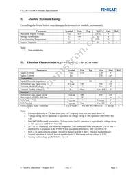 FTLX8571D3BCV Datasheet Page 3