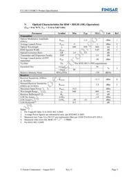 FTLX8571D3BCV Datasheet Page 5