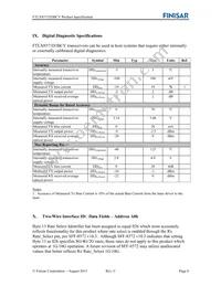 FTLX8571D3BCV Datasheet Page 8