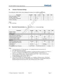 FTLX8573D3BTL Datasheet Page 3