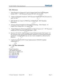 FTLX8573D3BTL Datasheet Page 12