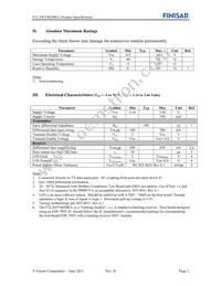 FTLX8574D3BCL Datasheet Page 3