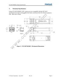 FTLX8574D3BCL Datasheet Page 8