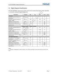 FTLX8574D3BNL Datasheet Page 7