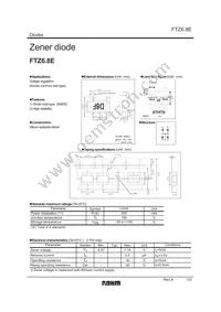 FTZ6.8ET148 Datasheet Cover