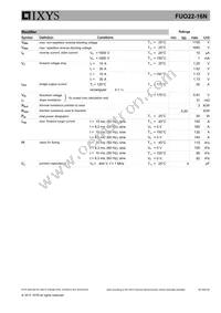 FUO22-16N Datasheet Page 2