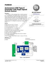 FUSB301TMX Datasheet Cover