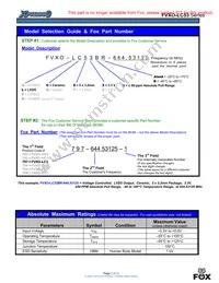 FVXO-LC53BR-25 Datasheet Page 2