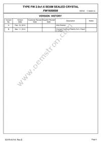 FW1600008 Datasheet Page 2