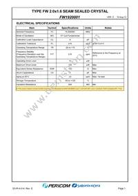 FW1920001 Datasheet Page 3