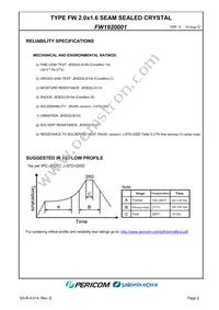 FW1920001 Datasheet Page 4