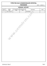 FW2000008 Datasheet Page 2