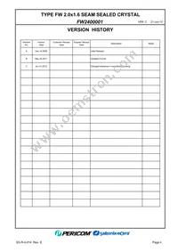 FW2400001 Datasheet Page 2