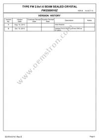 FW2500016Z Datasheet Page 2