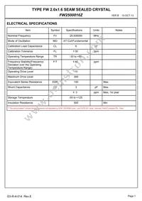 FW2500016Z Datasheet Page 3