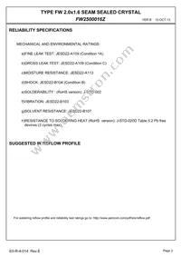 FW2500016Z Datasheet Page 4