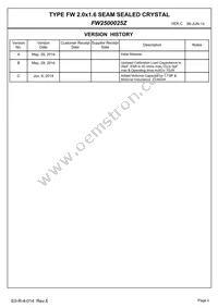 FW2500025Z Datasheet Page 2