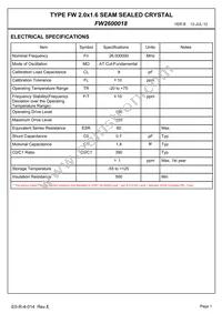 FW2600018 Datasheet Page 3