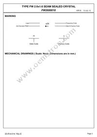 FW2600018 Datasheet Page 5