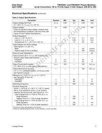 FW300A1 Datasheet Page 3