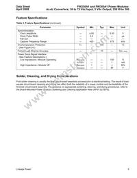 FW300A1 Datasheet Page 5