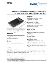 FW300B1 Datasheet Cover