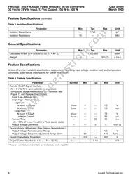 FW300B1 Datasheet Page 4