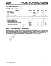 FW300B1 Datasheet Page 5