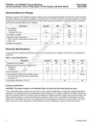 FW300C1 Datasheet Page 2